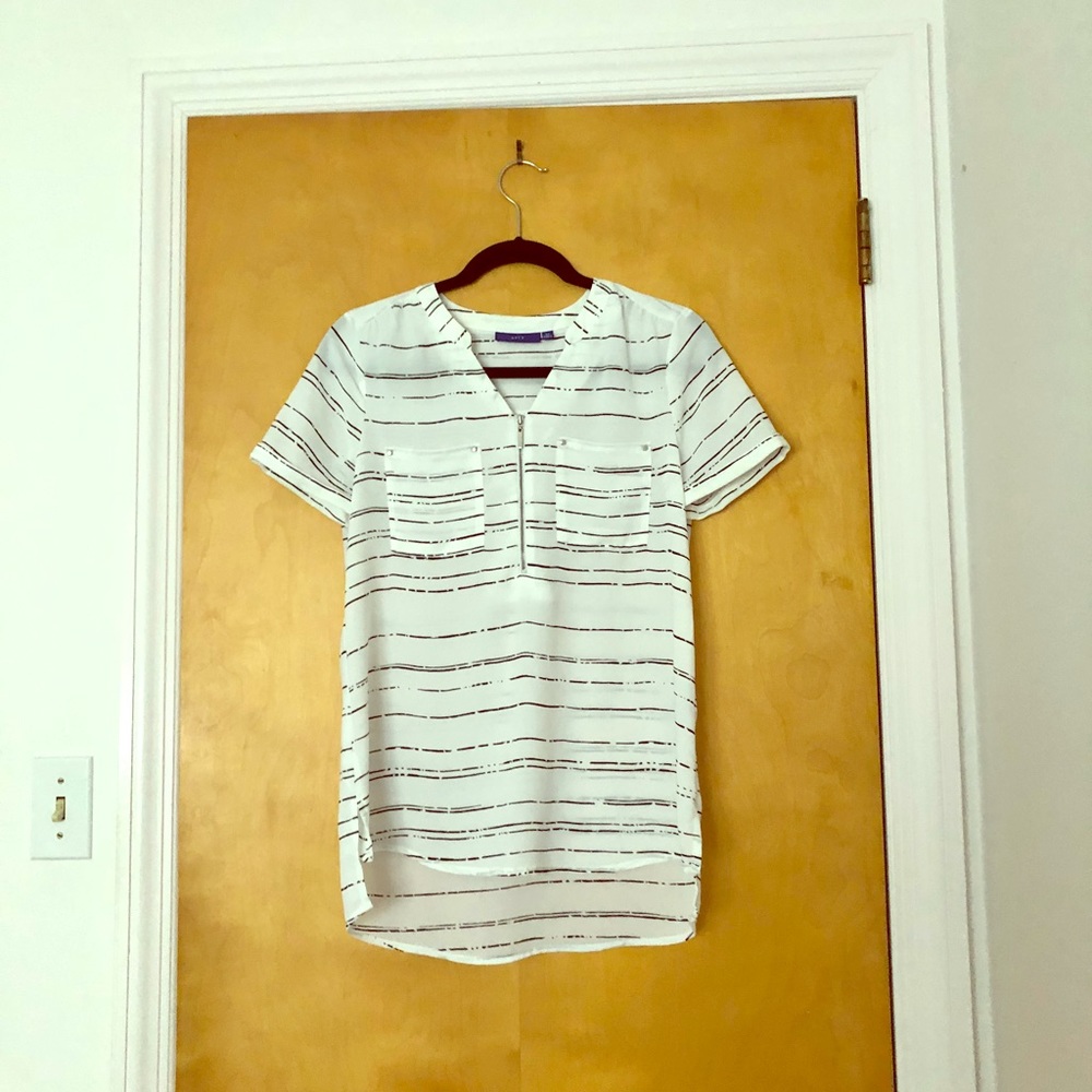 Apt. 9 • Women’s Zip Front Dress Shirt • Size XS